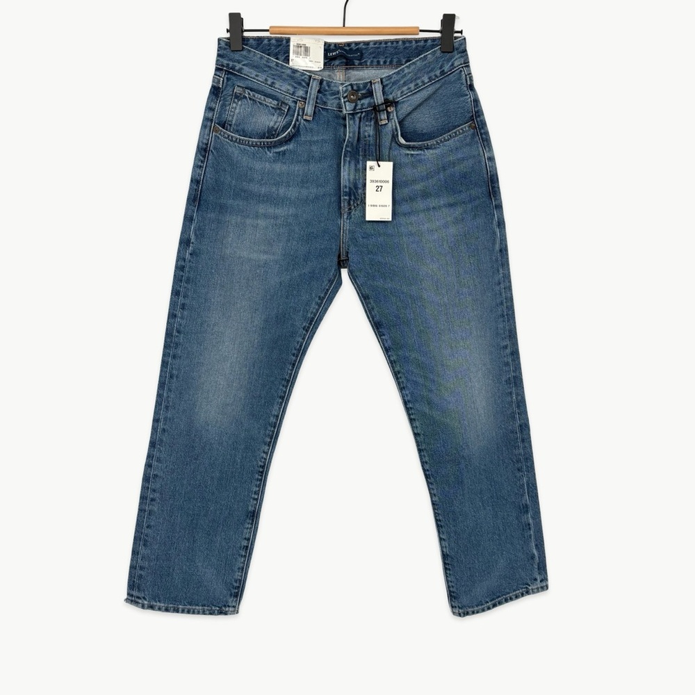 Levi’s Made & Crafted Slim Crop Straight Jeans Size 27 Medium Wash NWT